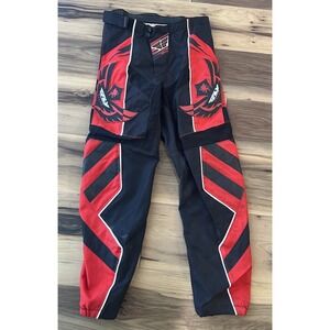 Fly Racing F-16 Race Pants Size 32 Red Black Motocross MX Off Road